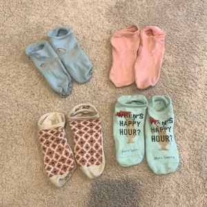 Set of 4 Pure Barre Socks Preloved